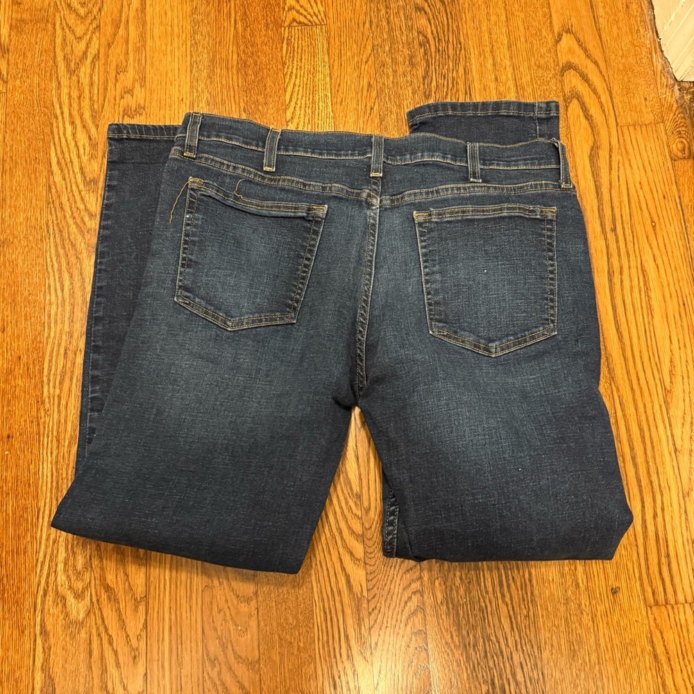 George Mens Slim Dark Blue Denim Jeans size 38x32 - Picture 5 of 6